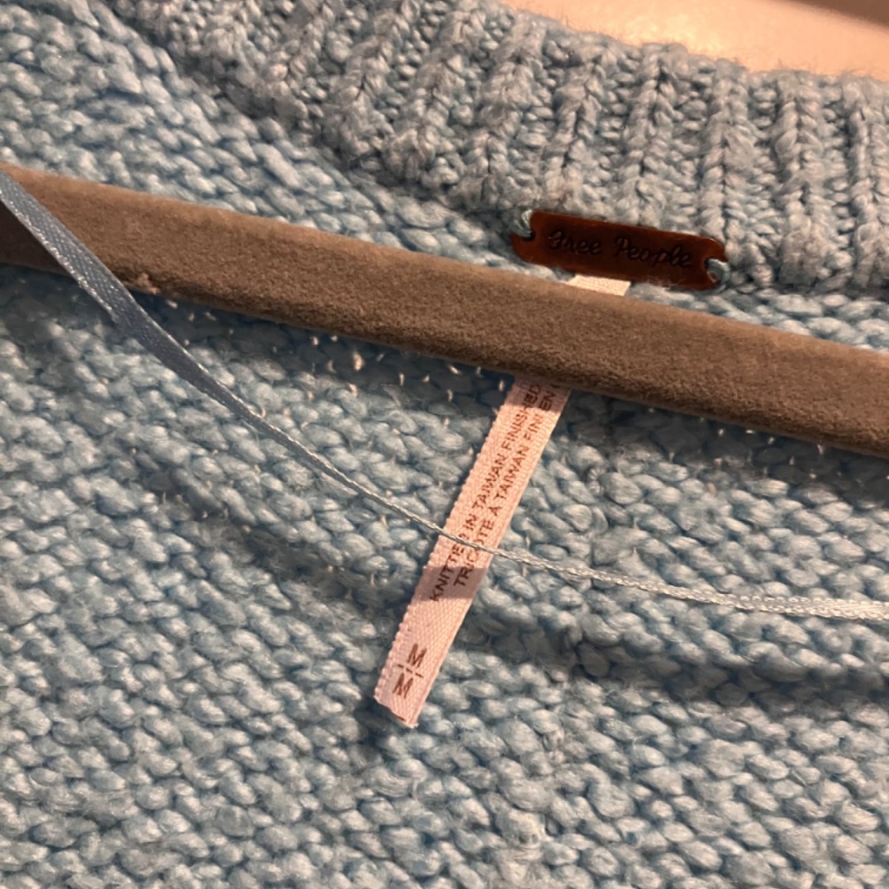 Free People Blue Sweater - Picture 2 of 3